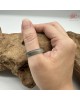 【肌容雪】天然緬甸A貨翡翠烏雞戒圈 編號1034(戒圍20.0mm#17號)