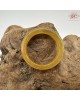 【肌容雪】天然緬甸A貨翡翠黃翡戒圈 編號1035(戒圍19.4mm#15號)