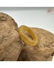 【肌容雪】天然緬甸A貨翡翠黃翡戒圈 編號1035(戒圍19.4mm#15號)