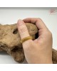 【肌容雪】天然緬甸A貨翡翠黃翡戒圈 編號1035(戒圍19.4mm#15號)