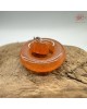 【肌容雪】天然緬甸A貨紅翡吉祥平安扣耳針 編號1042