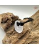 【肌容雪】天然緬甸A貨翡翠白玉元寶吊墜繩 編號1044