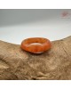 【肌容雪】天然緬甸A貨紅翡翠戒圈 編號1045(戒圍18.3mm#14號)