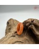 【肌容雪】天然緬甸A貨紅翡翠戒圈 編號1046(戒圍18.4mm#14號)