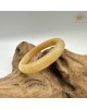 【肌容雪】天然緬甸A貨糯冰黃翡正圈手鐲 編號1048(鐲圍57.9mm#18號 )