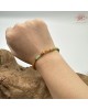 【肌容雪】天然緬甸A貨黃翡翠小米珠手串 編號1049