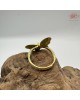 【肌容雪】天然緬甸A貨蝶翼綠翡可調節戒指 編號1050(戒圍17.0mm#10號)