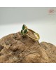  【肌容雪】天然緬甸A貨綠翡翩翩舞蝶可調節戒指 編號1051(戒圍17.2mm#10號)