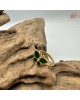  【肌容雪】天然緬甸A貨綠翡翩翩舞蝶可調節戒指 編號1051(戒圍17.2mm#10號)