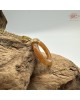 【肌容雪】天然緬甸A貨黃翡翠戒圈項鍊 編號1052(戒圍15.1mm#7號)