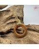 【肌容雪】天然緬甸A貨黃翡翠戒圈項鍊 編號1052(戒圍15.1mm#7號)