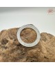 【肌容雪】天然緬甸A貨白月光翡翠戒圈 編號1053(戒圍18.6mm#15號)