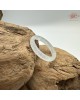 【肌容雪】天然緬甸A貨白月光翡翠戒圈 編號1053(戒圍18.6mm#15號)