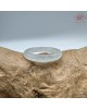 【肌容雪】天然緬甸A貨白月光翡翠戒圈 編號1053(戒圍18.6mm#15號)