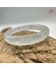 【肌容雪】天然緬甸A貨白月光翡翠戒圈 編號1053(戒圍18.6mm#15號)