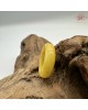  【肌容雪】天然緬甸A貨蜜糖黃翡翠戒圈 編號1054(戒圍19.3mm#15號)