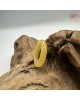  【肌容雪】天然緬甸A貨金蜜黃翡翠戒圈 編號1055(戒圍19.2mm#15號)