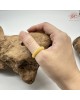  【肌容雪】天然緬甸A貨金蜜黃翡翠戒圈 編號1055(戒圍19.2mm#15號)