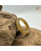  【肌容雪】天然緬甸A貨檸檬黃翡翠戒圈 編號1056(戒圍19.2mm#15號)