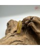  【肌容雪】天然緬甸A貨檸檬黃翡翠戒圈 編號1056(戒圍19.2mm#15號)