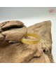  【肌容雪】天然緬甸A貨檸檬黃翡翠戒圈 編號1056(戒圍19.2mm#15號)