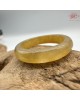  【肌容雪】天然緬甸A貨檸檬黃翡翠戒圈 編號1056(戒圍19.2mm#15號)