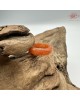 【肌容雪】天然緬甸A貨紅翡翠戒圈 編號1058(戒圍15.3mm#7號)