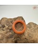 【肌容雪】天然緬甸A貨紅翡翠戒圈 編號1059(戒圍15.3mm#7號)