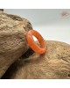 【肌容雪】天然緬甸A貨紅翡翠戒圈 編號1059(戒圍15.3mm#7號)