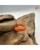 【肌容雪】天然緬甸A貨紅翡翠戒圈 編號1059(戒圍15.3mm#7號)