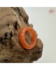 【肌容雪】天然緬甸A貨紅翡翠戒圈 編號1059(戒圍15.3mm#7號)