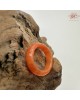 【肌容雪】天然緬甸A貨紅翡翠戒圈 編號1060(戒圍16.2mm#10號)