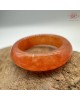 【肌容雪】天然緬甸A貨紅翡翠戒圈 編號1060(戒圍16.2mm#10號)