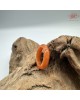 【肌容雪】天然緬甸A貨紅翡翠戒圈 編號1061(戒圍17.0mm#10號)