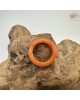 【肌容雪】天然緬甸A貨紅翡翠戒圈 編號1062(戒圍17.2mm#10號)