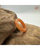 【肌容雪】天然緬甸A貨紅翡翠戒圈 編號1064(戒圍17.3mm#10號)