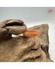 【肌容雪】天然緬甸A貨紅翡翠戒圈 編號1064(戒圍17.3mm#10號)