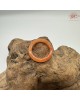 【肌容雪】天然緬甸A貨紅翡翠戒圈 編號1066(戒圍18.2mm#14號)
