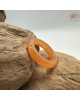 【肌容雪】天然緬甸A貨紅翡翠戒圈 編號1067(戒圍18.3mm#14號)