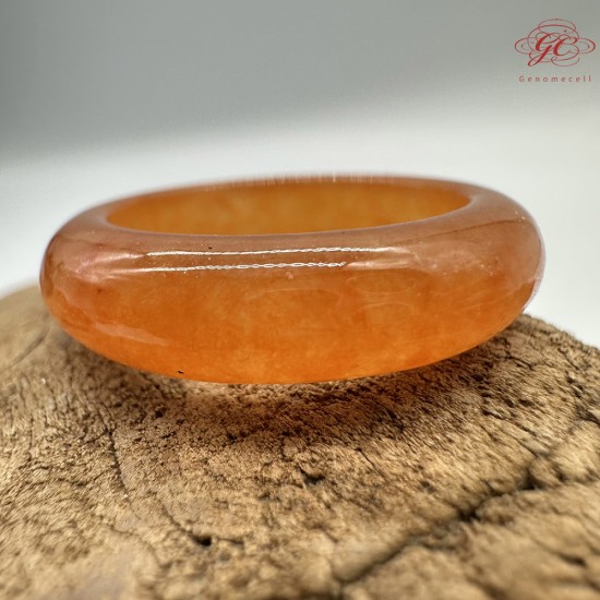 【肌容雪】天然緬甸A貨紅翡翠戒圈 編號1067(戒圍18.3mm#14號)