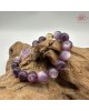 【肌容雪】天然美石紫水晶單圈手串 編號B244