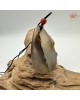 【肌容雪】天然美石水沫子山水圖項鍊繩 編號B245