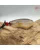 【肌容雪】天然美石水沫子山水圖項鍊繩 編號B245