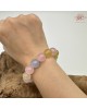 【肌容雪】天然美石彩色摩根石單圈手串 編號B246
