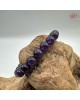 【肌容雪】天然美石紫水晶單圈手串 編號B248