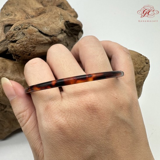 【肌容雪】天然美石玳玳手鐲 編號B252(鐲圍62.48mm#20號)