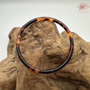 【肌容雪】天然美石玳玳手鐲 編號B254(鐲圍61.8mm#19.5號)