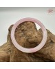 【肌容雪】天然美石粉水晶圓條手鐲 編號B255(鐲圍56.1mm#17.5號)
