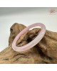 【肌容雪】天然美石粉水晶圓條手鐲 編號B255(鐲圍56.1mm#17.5號)