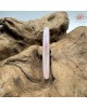 【肌容雪】天然美石粉水晶圓條手鐲 編號B255(鐲圍56.1mm#17.5號)